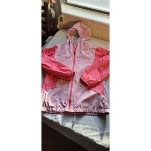 Girls Size 18 Northface Pink Windbreaker Light Jacket